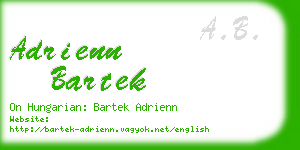 adrienn bartek business card